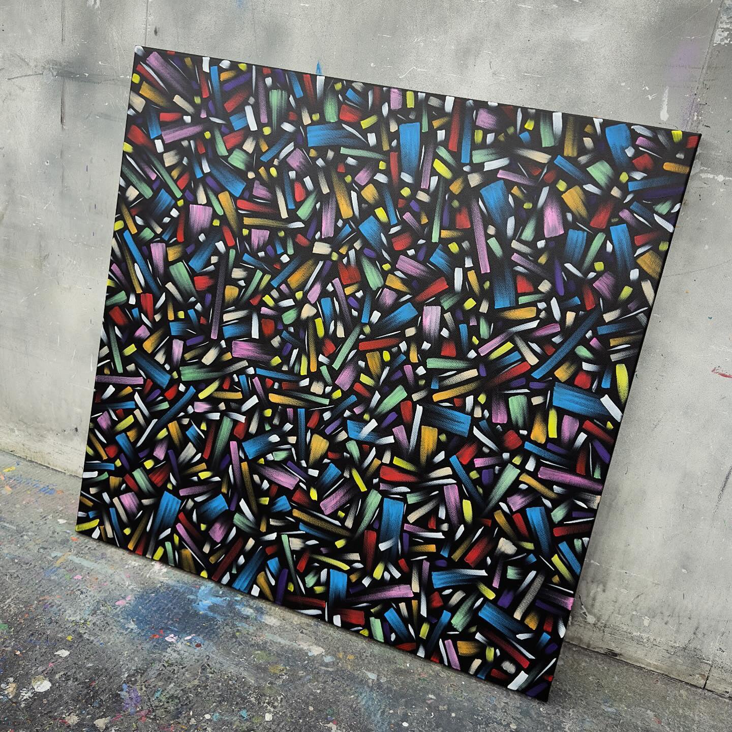 Sweet Shop Robbery | 100 x 100 cm