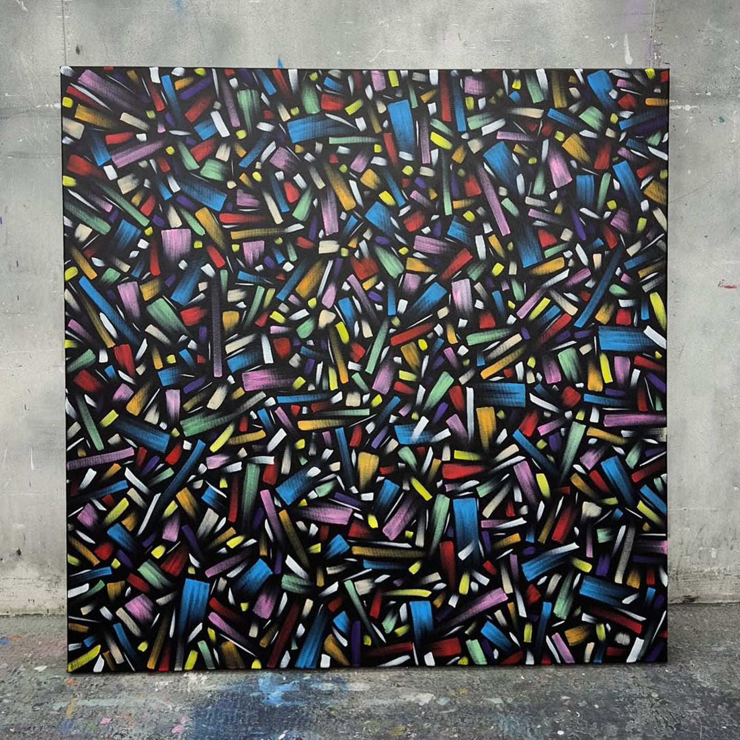 Sweet Shop Robbery | 100 x 100 cm