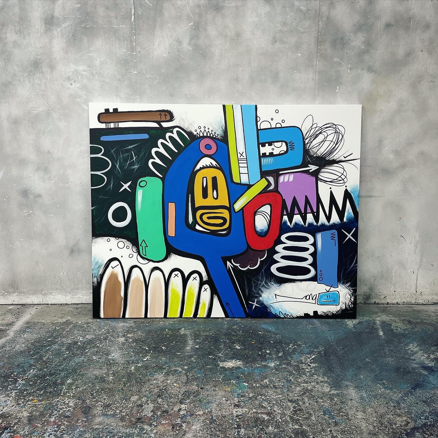 Abstract Zoo | 152 x 121 cm