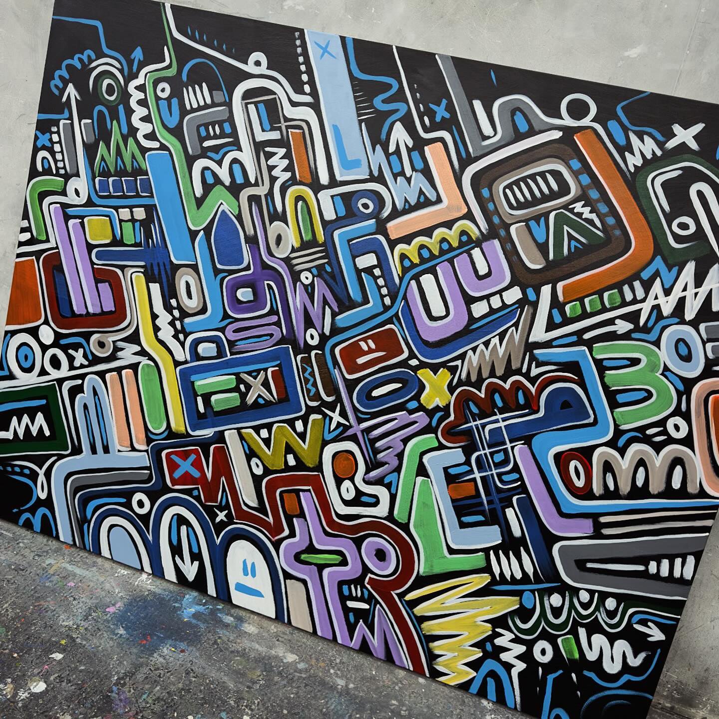 City Of Abstract | 120 x 100 cm