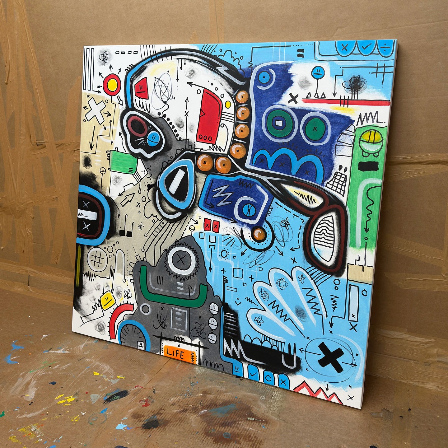 Processing Forever | 100 x 100 cm