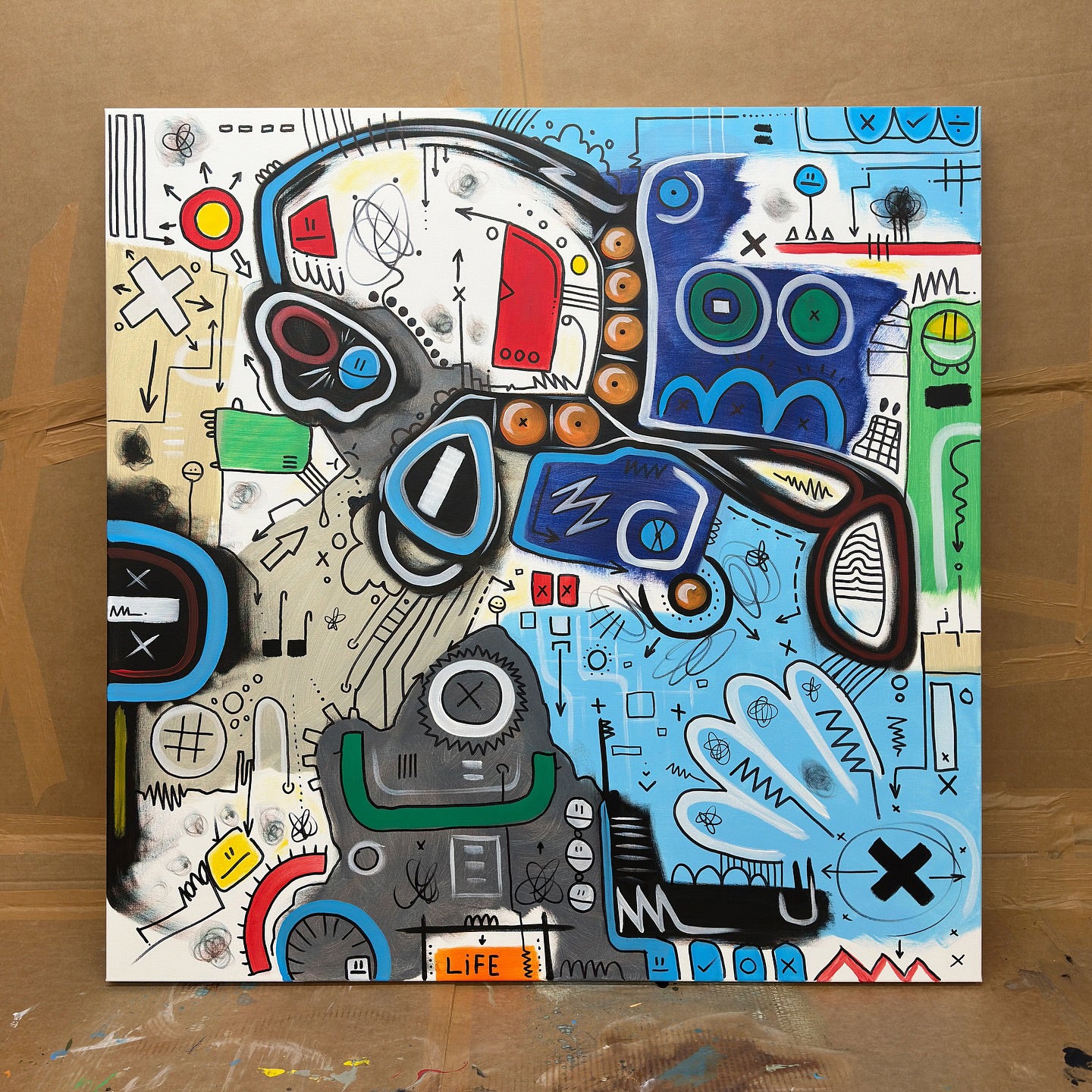 Processing Forever | 100 x 100 cm