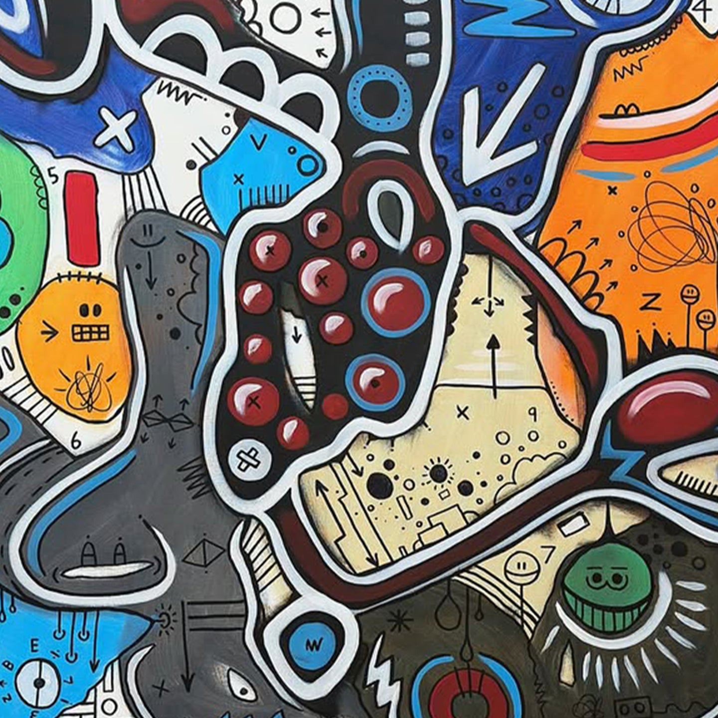 Chemical Salad Box | 100 x 100 cm