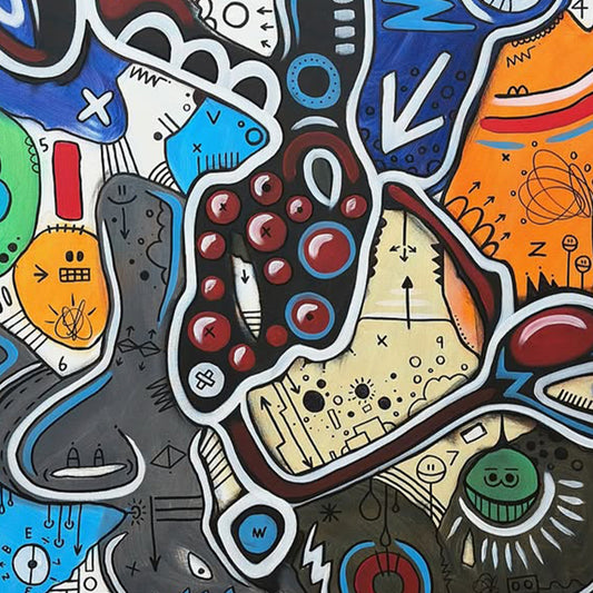 Chemical Salad Box | 100 x 100 cm