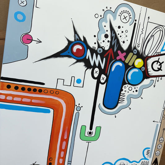 Graphic Overlord | 100 x 100 cm