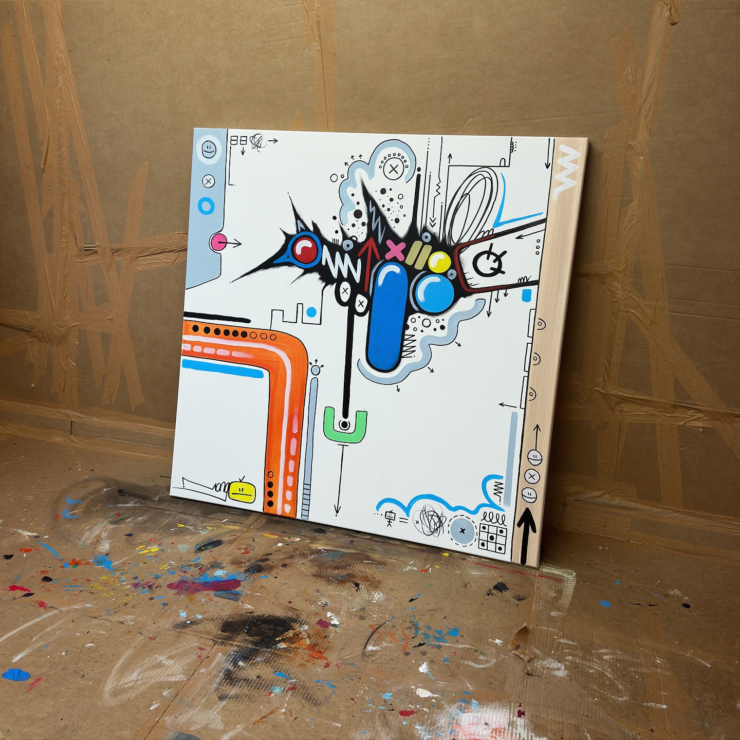 Graphic Overlord | 100 x 100 cm