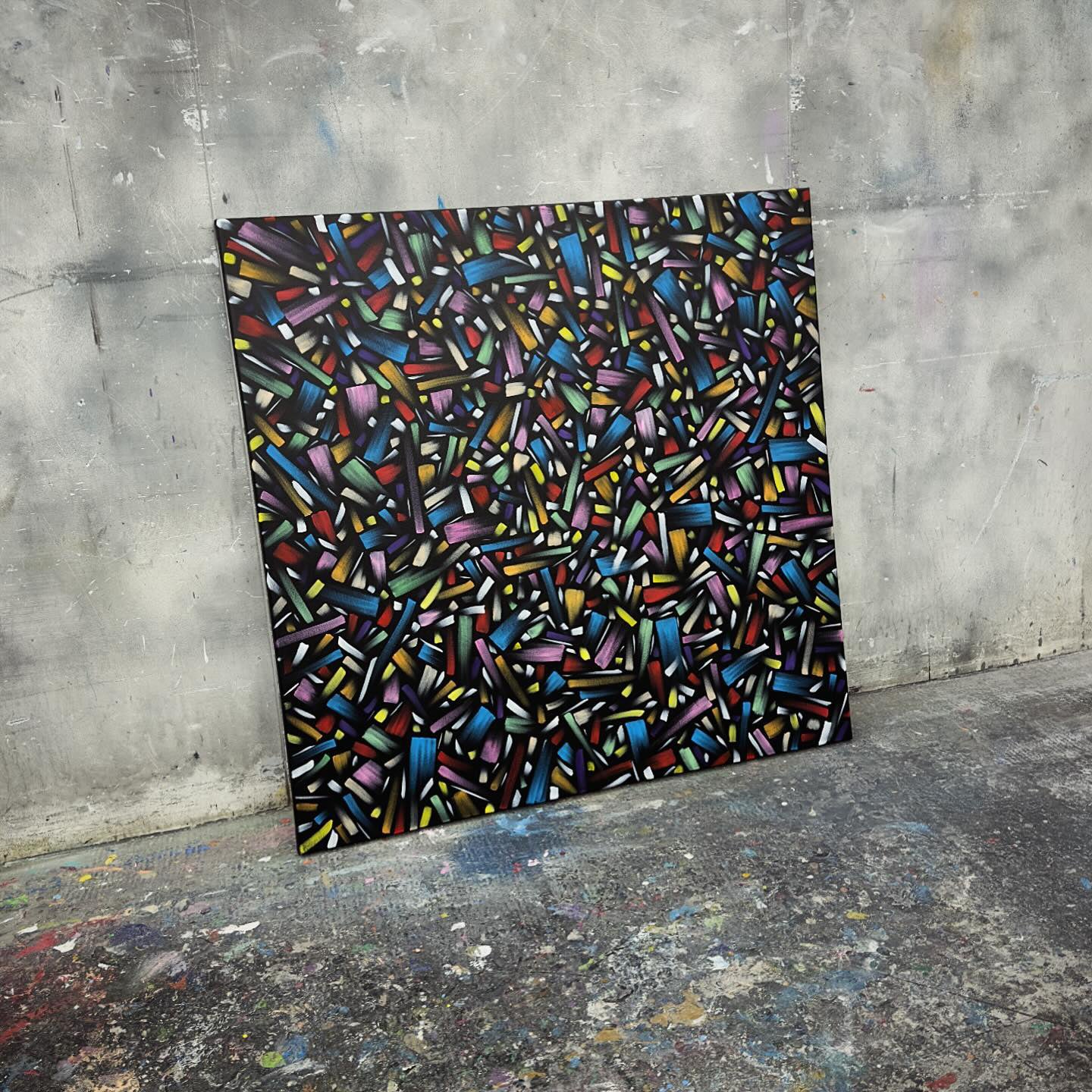 Sweet Shop Robbery | 100 x 100 cm