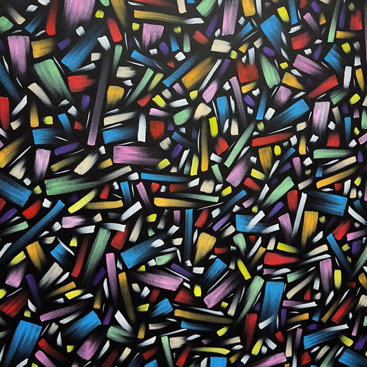Sweet Shop Robbery | 100 x 100 cm