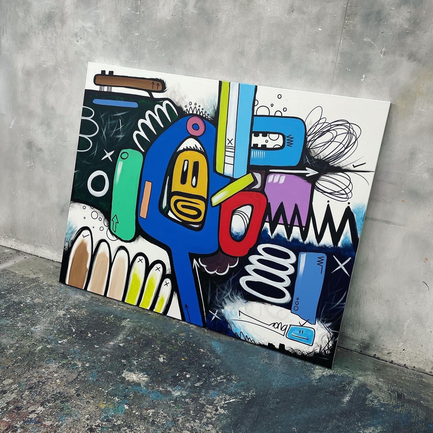 Abstract Zoo | 152 x 121 cm