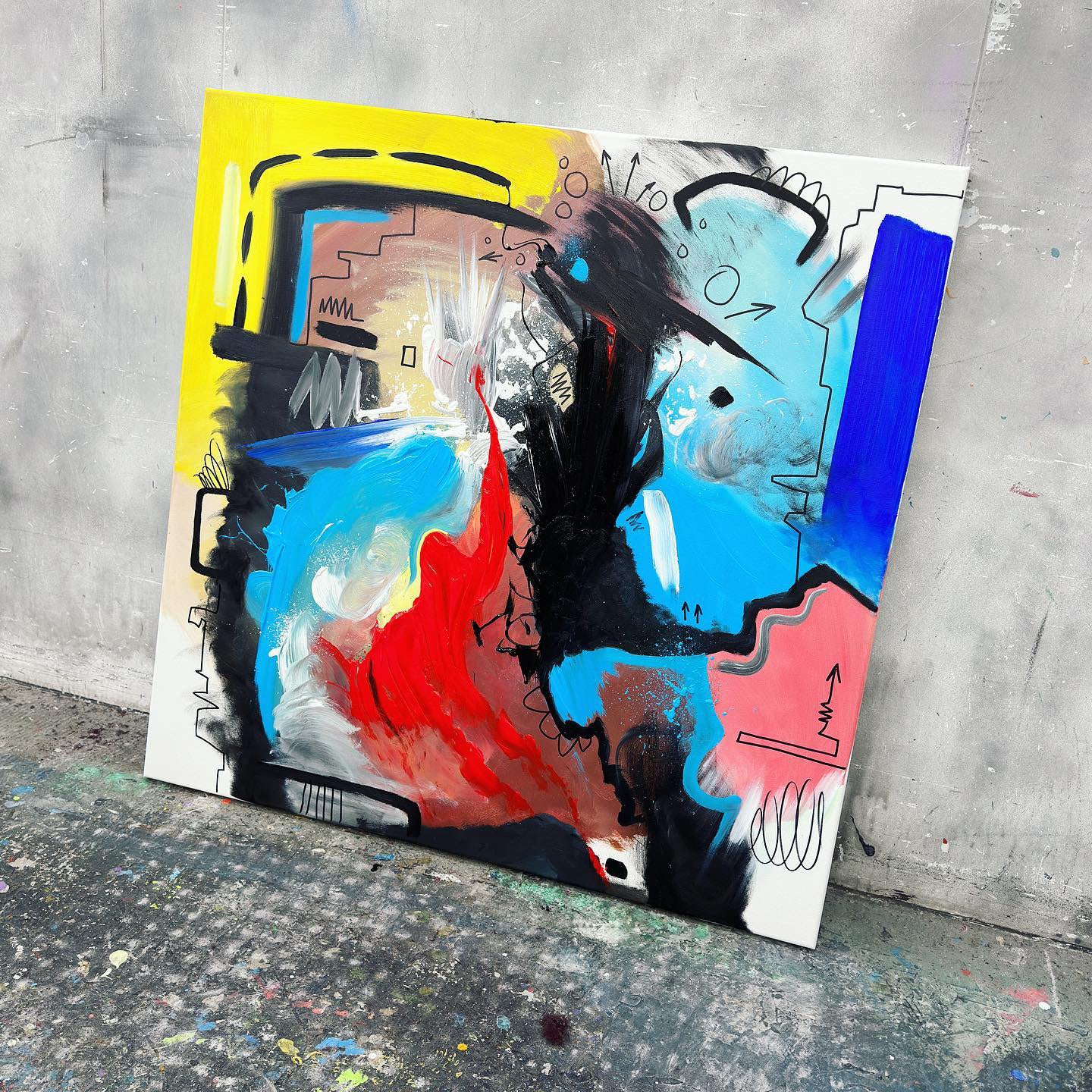 Can't Remember Painting This | 100 x 100 cm