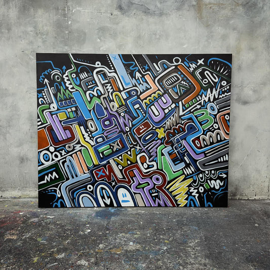City Of Abstract | 120 x 100 cm