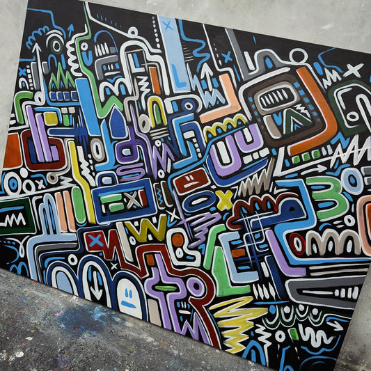City Of Abstract | 120 x 100 cm