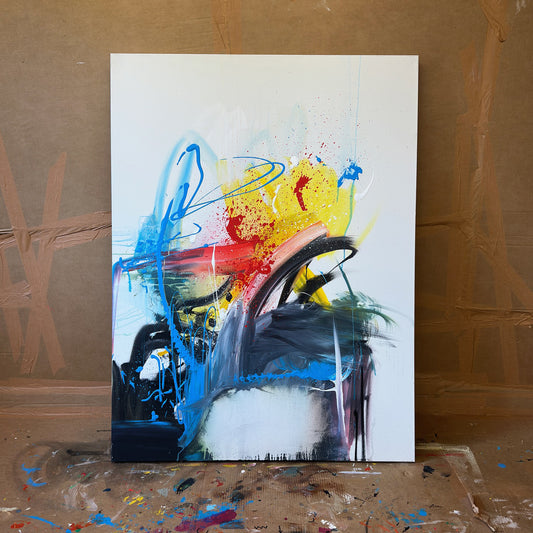Chaos Enters Quietly | 120 x 100 cm