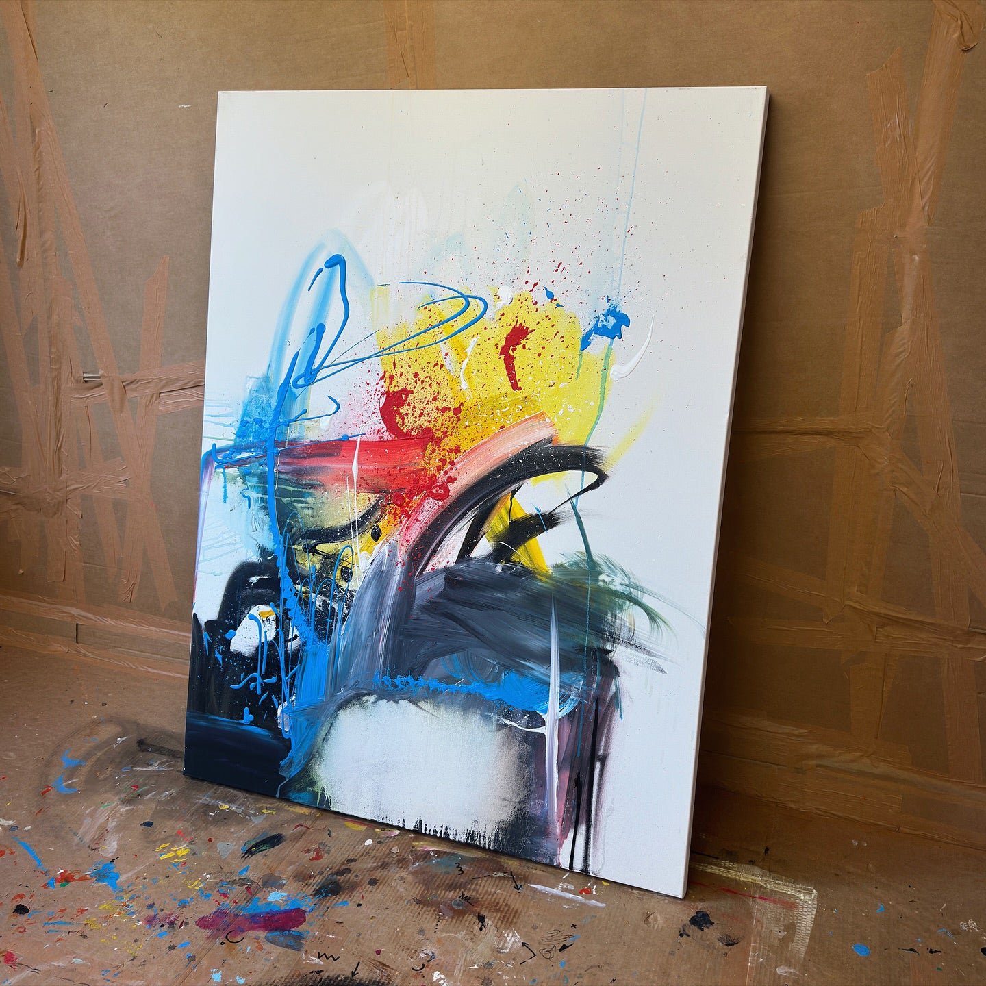 Chaos Enters Quietly | 120 x 100 cm